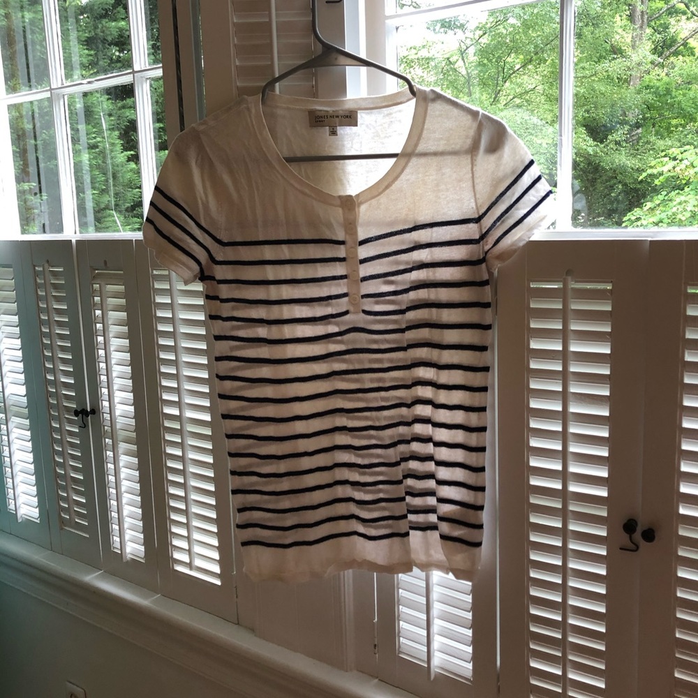 Sweater knit tee shirt